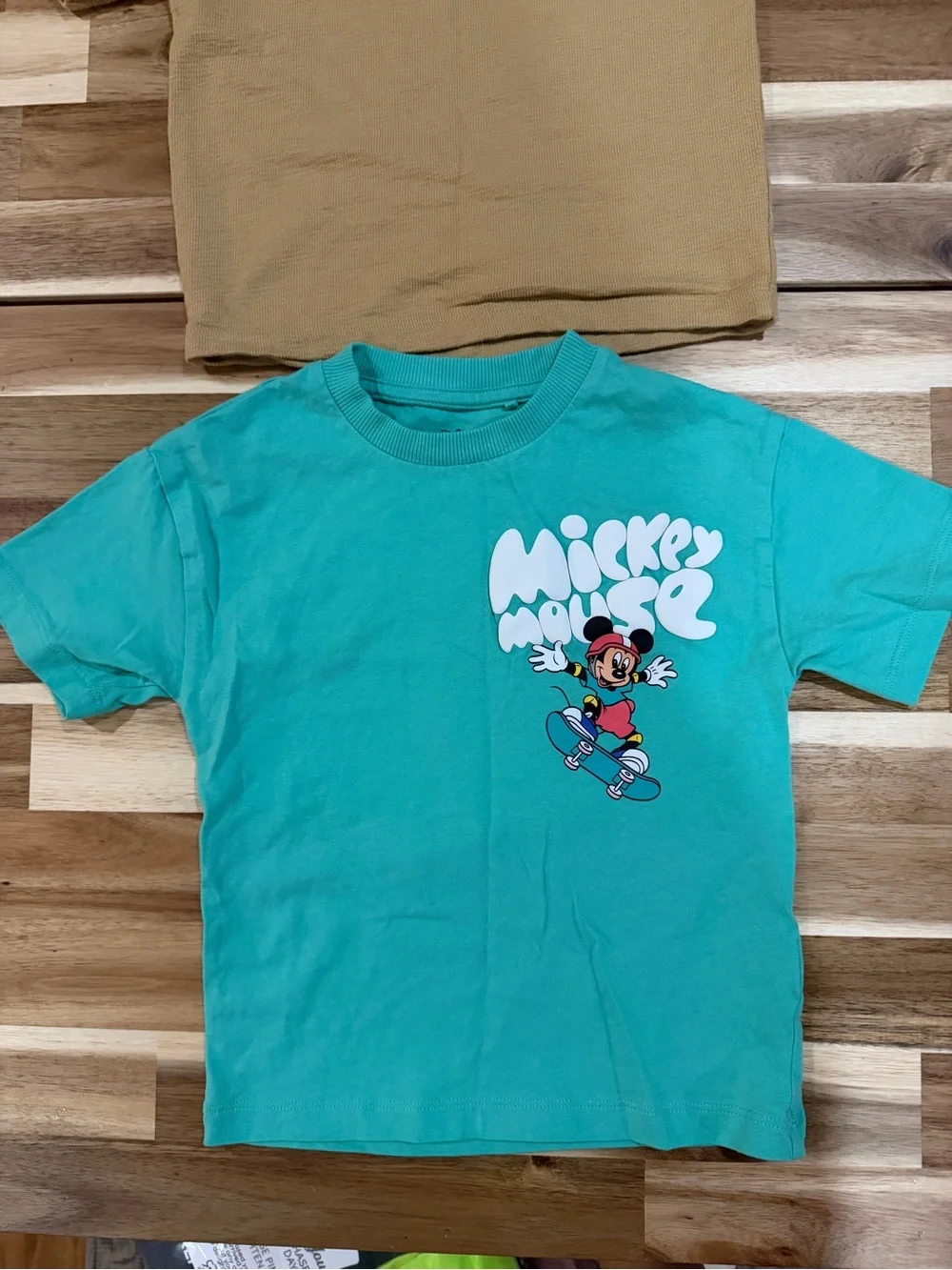 2x Disney Mickey Mouse Kids' 100% Cotton Tees size 1.5-2 years